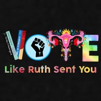 Vote Like Ruth Sent You Feminist Ruth Bader Ginsburg Rbg Ladies PosiCharge Tri-Blend Wicking Tank