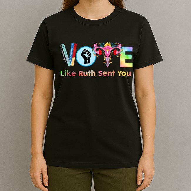 Vote Like Ruth Sent You Feminist Ruth Bader Ginsburg Rbg T-Shirt
