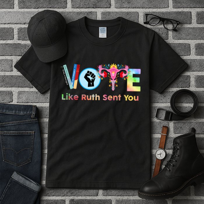 Vote Like Ruth Sent You Feminist Ruth Bader Ginsburg Rbg Tall T-Shirt