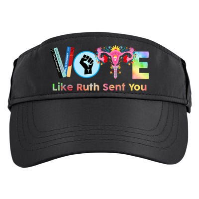 Vote Like Ruth Sent You Feminist Ruth Bader Ginsburg Rbg Adult Drive Performance Visor