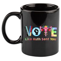 Vote Like Ruth Sent You Feminist Ruth Bader Ginsburg Rbg 11oz C Handle Ceramic Mug