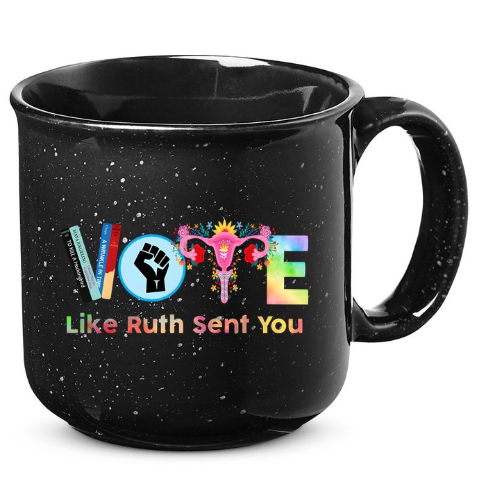 Vote Like Ruth Sent You Feminist Ruth Bader Ginsburg Rbg 15oz Campfire Ceramic Mug