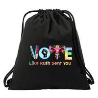Vote Like Ruth Sent You Feminist Ruth Bader Ginsburg Rbg Drawstring Bag