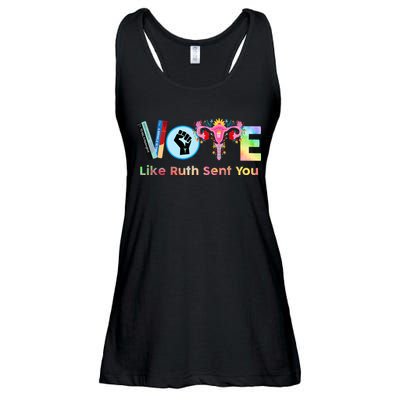 Vote Like Ruth Sent You Feminist Ruth Bader Ginsburg Rbg Ladies Essential Flowy Tank
