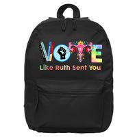 Vote Like Ruth Sent You Feminist Ruth Bader Ginsburg Rbg 16 in Basic Backpack