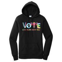 Vote Like Ruth Sent You Feminist Ruth Bader Ginsburg Rbg Women's Pullover Hoodie