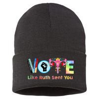 Vote Like Ruth Sent You Feminist Ruth Bader Ginsburg Rbg Sustainable Knit Beanie
