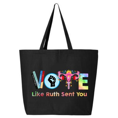 Vote Like Ruth Sent You Feminist Ruth Bader Ginsburg Rbg 25L Jumbo Tote