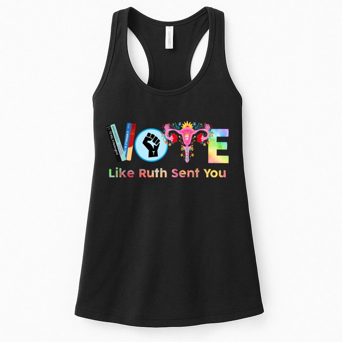 Vote Like Ruth Sent You Feminist Ruth Bader Ginsburg Rbg Womens Tank Top