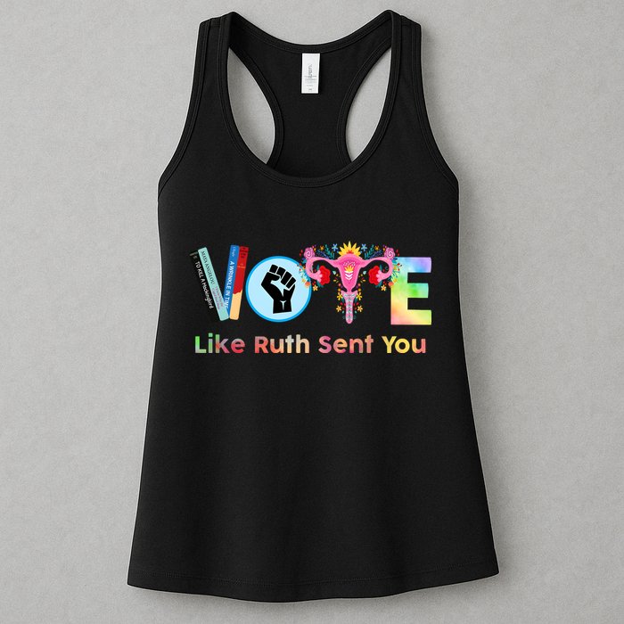 Vote Like Ruth Sent You Feminist Ruth Bader Ginsburg Rbg Womens Tank Top