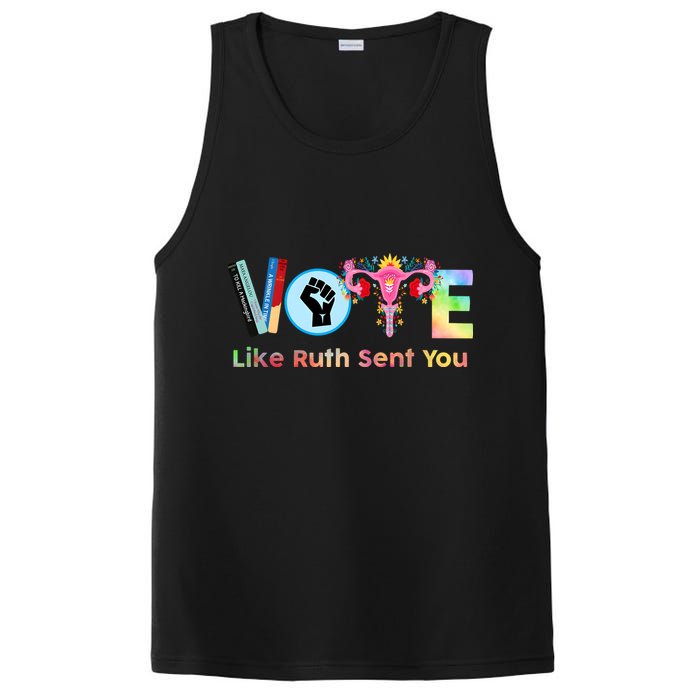 Vote Like Ruth Sent You Feminist Ruth Bader Ginsburg Rbg PosiCharge Competitor Tank