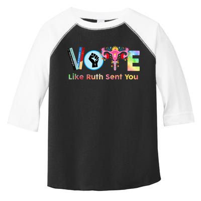 Vote Like Ruth Sent You Feminist Ruth Bader Ginsburg Rbg Toddler Fine Jersey T-Shirt