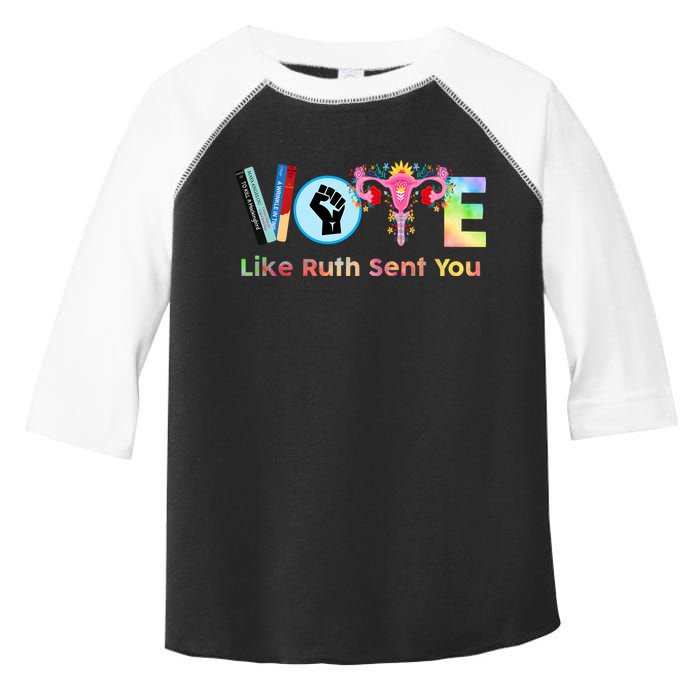 Vote Like Ruth Sent You Feminist Ruth Bader Ginsburg Rbg Toddler Fine Jersey T-Shirt