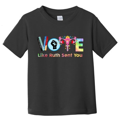 Vote Like Ruth Sent You Feminist Ruth Bader Ginsburg Rbg Toddler T-Shirt