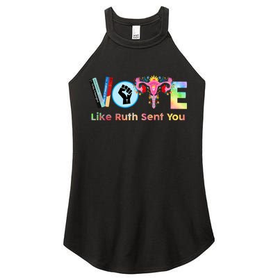 Vote Like Ruth Sent You Feminist Ruth Bader Ginsburg Rbg Women's Perfect Tri Rocker Tank