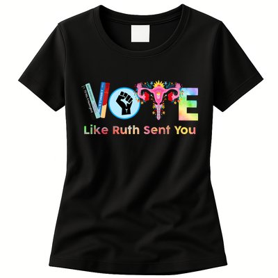 Vote Like Ruth Sent You Feminist Ruth Bader Ginsburg Rbg Womens T-Shirt
