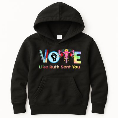 Vote Like Ruth Sent You Feminist Ruth Bader Ginsburg Rbg Kids Hoodie
