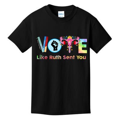 Vote Like Ruth Sent You Feminist Ruth Bader Ginsburg Rbg Kids T-Shirt