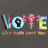Vote Like Ruth Sent You Feminist Ruth Bader Ginsburg Rbg Cotton Canvas Backpack