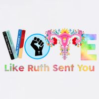 Vote Like Ruth Sent You Feminist Ruth Bader Ginsburg Rbg Garment-Dyed Sweatshirt