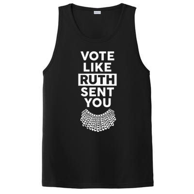 Vote like Ruth Sent You Feminist Gift PosiCharge Competitor Tank