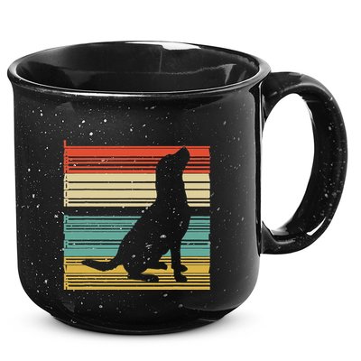 Vintage Labrador Retriever 15oz Campfire Ceramic Mug