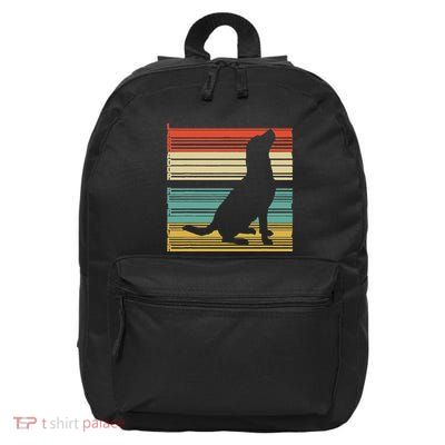 Vintage Labrador Retriever 16 in Basic Backpack