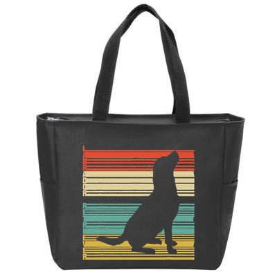 Vintage Labrador Retriever Zip Tote Bag