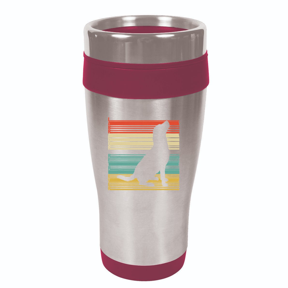 Vintage Labrador Retriever 16oz Travel Tumbler