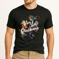 Vive La Résistance, Floral Feminist Cooling Performance Crew T-Shirt