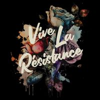 Vive La Résistance, Floral Feminist Cooling Performance Crew T-Shirt