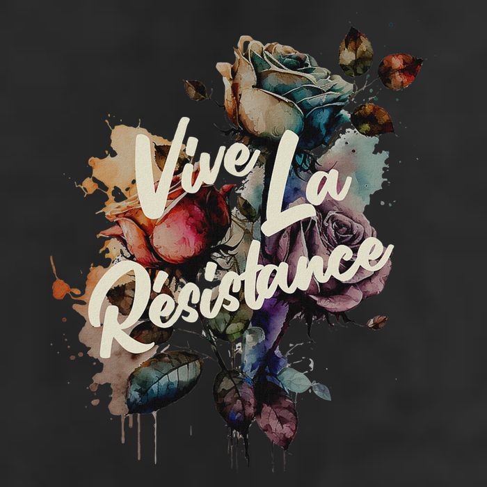 Vive La Résistance, Floral Feminist 11oz C Handle Ceramic Mug