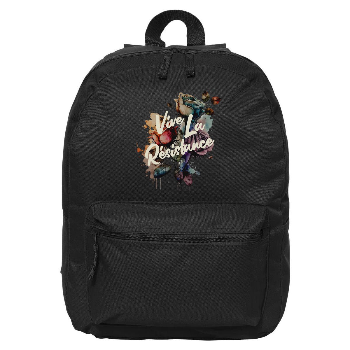 Vive La Résistance, Floral Feminist 16 in Basic Backpack