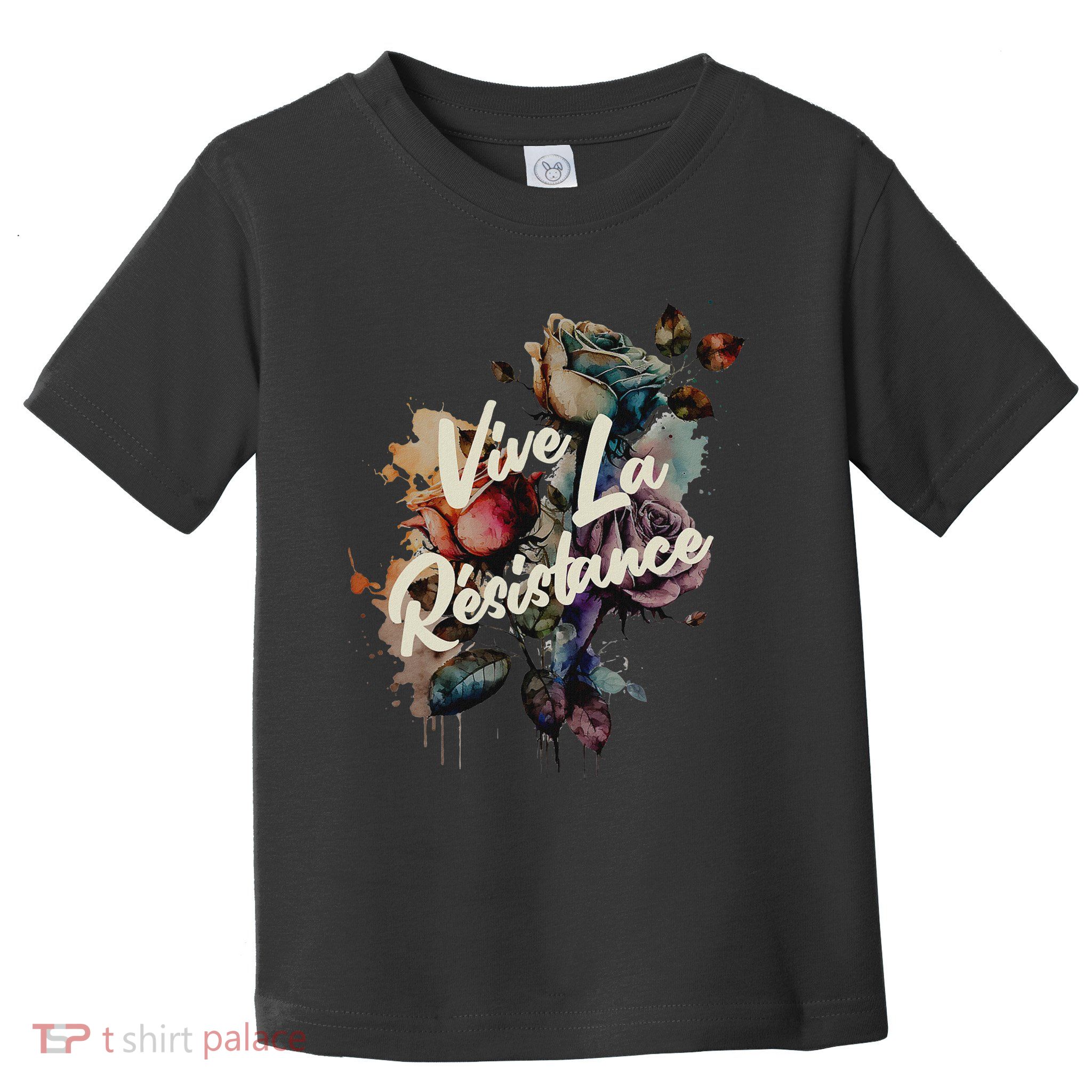Vive La Résistance, Floral Feminist Toddler T-Shirt