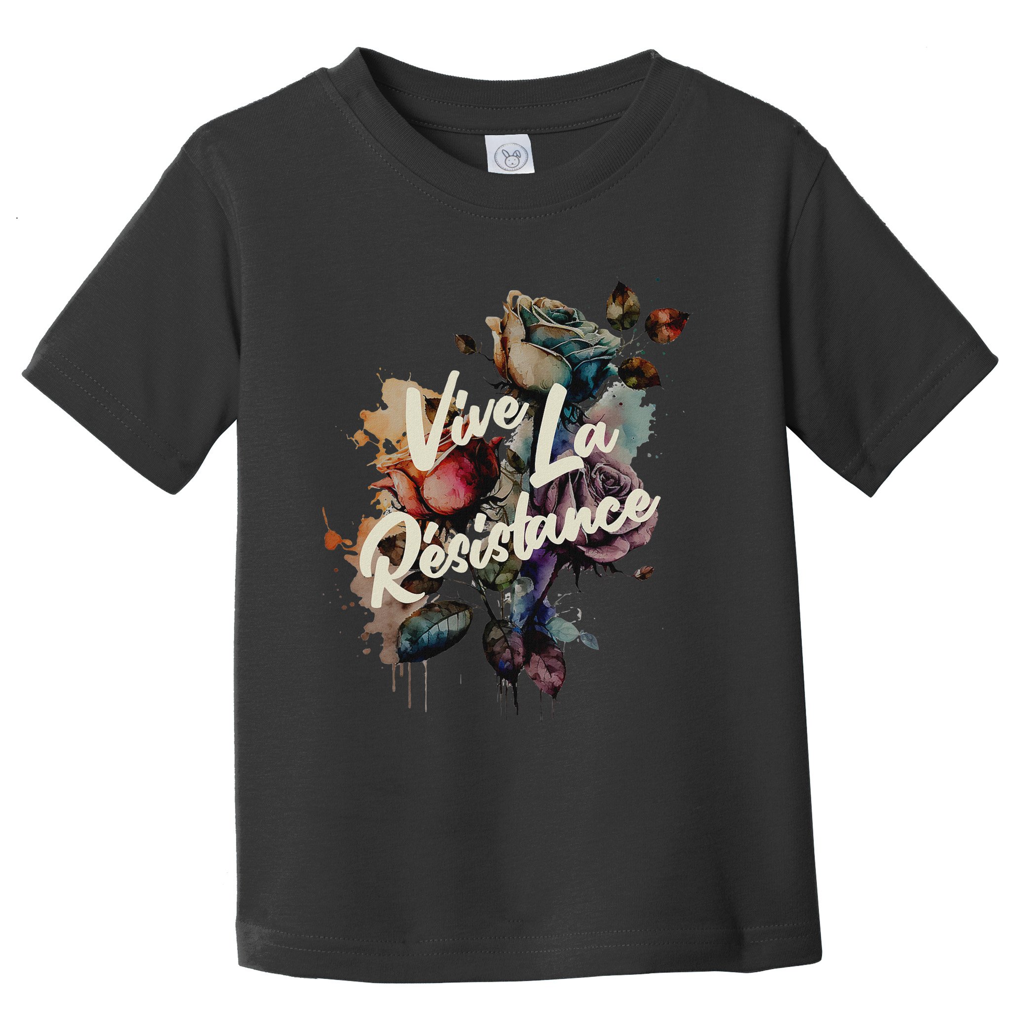 Vive La Résistance, Floral Feminist Toddler T-Shirt