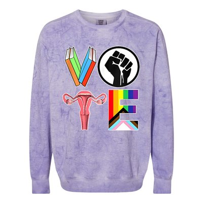 Vote Like Ruth Sent You Vote Like Ruth Sent You Feminist Rbg Ruth Bader Ginsburg Colorblast Crewneck Sweatshirt