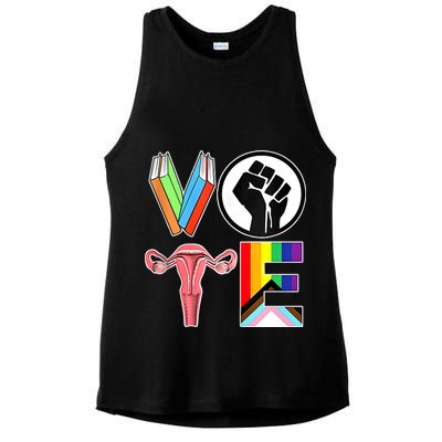 Vote Like Ruth Sent You Vote Like Ruth Sent You Feminist Rbg Ruth Bader Ginsburg Ladies PosiCharge Tri-Blend Wicking Tank