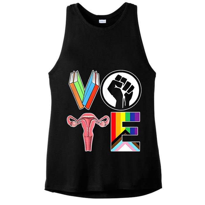 Vote Like Ruth Sent You Vote Like Ruth Sent You Feminist Rbg Ruth Bader Ginsburg Ladies PosiCharge Tri-Blend Wicking Tank