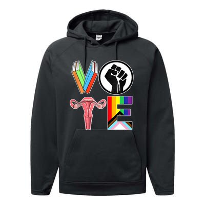 Vote Like Ruth Sent You Vote Like Ruth Sent You Feminist Rbg Ruth Bader Ginsburg Performance Fleece Hoodie