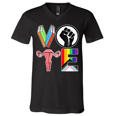 Vote Like Ruth Sent You Vote Like Ruth Sent You Feminist Rbg Ruth Bader Ginsburg V-Neck T-Shirt