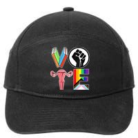 Vote Like Ruth Sent You Vote Like Ruth Sent You Feminist Rbg Ruth Bader Ginsburg 7-Panel Snapback Hat