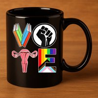 Vote Like Ruth Sent You Vote Like Ruth Sent You Feminist Rbg Ruth Bader Ginsburg 11oz C Handle Ceramic Mug
