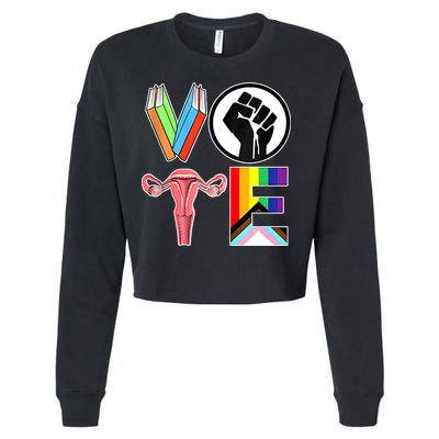 Vote Like Ruth Sent You Vote Like Ruth Sent You Feminist Rbg Ruth Bader Ginsburg Cropped Pullover Crew