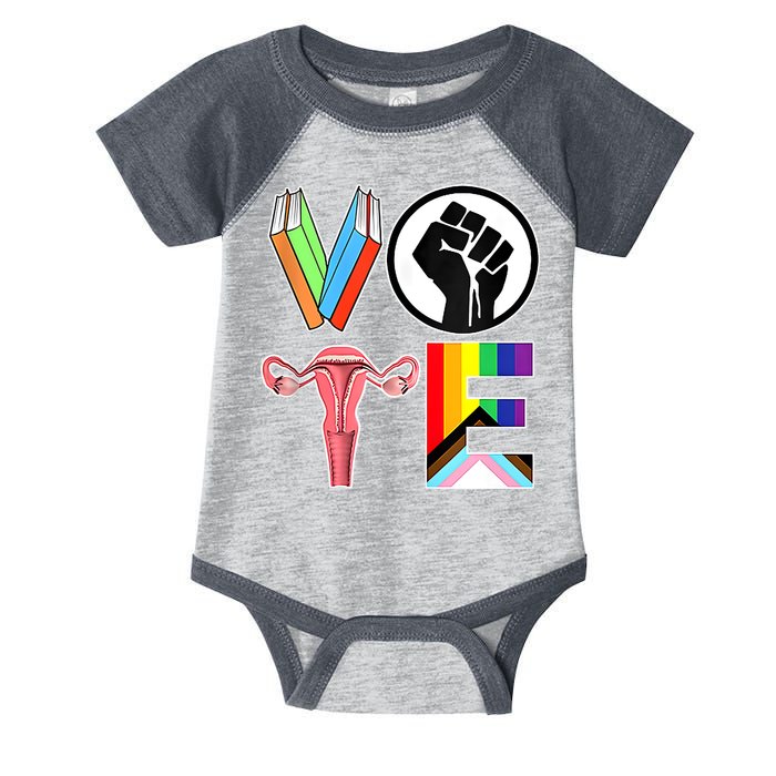 Vote Like Ruth Sent You Vote Like Ruth Sent You Feminist Rbg Ruth Bader Ginsburg Infant Baby Jersey Bodysuit