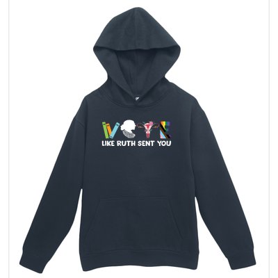 Vote Like Ruth Sent You Election 2024 Urban Pullover Hoodie