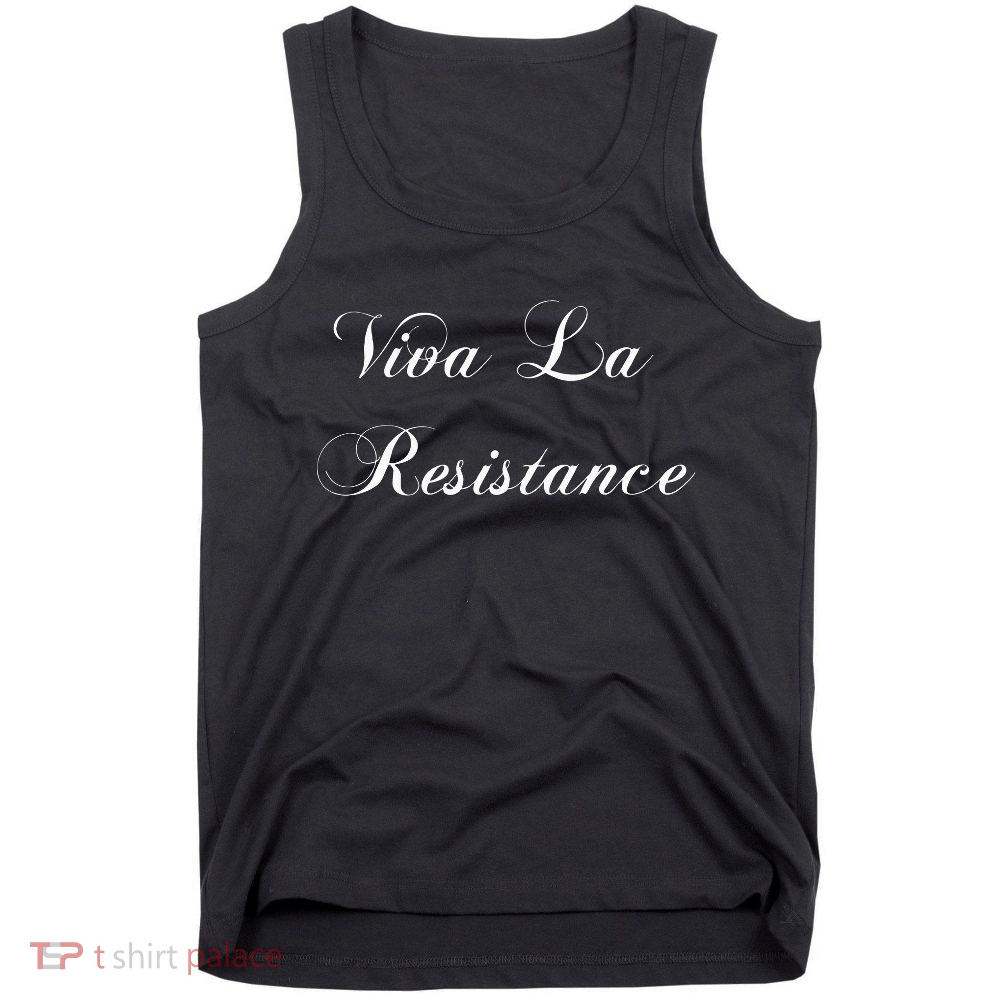 Viva La Resistance French Resist Anti Trump Tank Top
