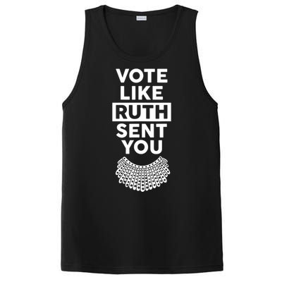 Vote Like Ruth Sent You Feminist Gift PosiCharge Competitor Tank