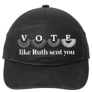 Vote Like Ruth Sent You 7-Panel Snapback Hat