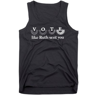 Vote Like Ruth Sent You Tank Top