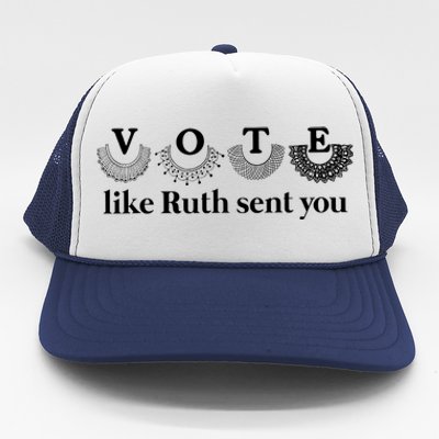 Vote Like Ruth Sent You Trucker Hat